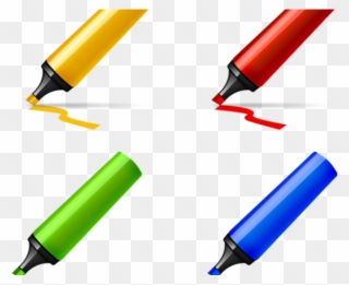 Pen Clipart Marker Pen - Highlighter Pen Graphic Transparent - Png Download