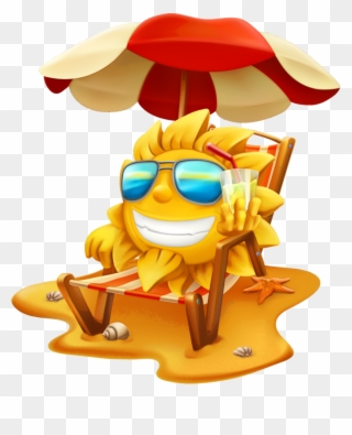 1498549660 Fun Sun Clipart 18 - Summer Icon 3d - Png Download