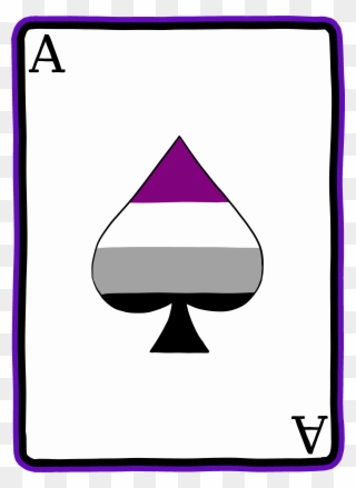 Playing The Ace Card - Playing Card Clipart