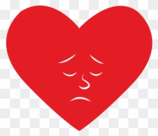Crying Clipart Sad Emotion - Free Clipart Heart - Png Download