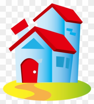 House Cartoon Clip Art - Cartoon House Logo - Png Download