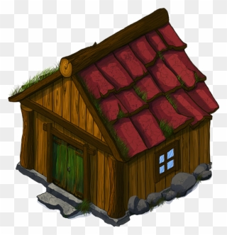 Cottage Clipart Simple House - House 2d - Png Download