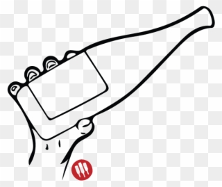 Hold A Bottle Of Wine Clipart