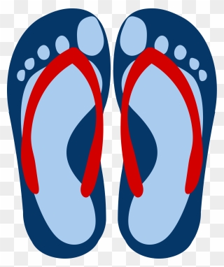 Clipart - Flipflops - Sandalias Clipart - Png Download