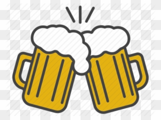 Alcohol Clipart Toast - Beer Cheers Vector Png Transparent Png