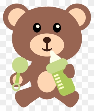 Ursinhos E Ursinhas - Baby Teddy Bear Cartoon Clipart