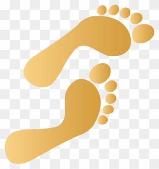 Footprints In The Sand Png - Jesus Footprints Png Clipart