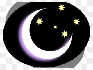 Moon Clipart Dark Moon - Late Night Clipart - Png Download