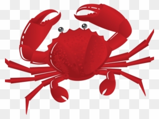 Seafood Clipart Crab Walk - Vector Seafood Free Download - Png Download