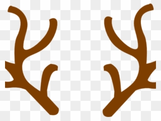 Svg Transparent Stock Horns Free On Dumielauxepices - Reindeer Antlers Clipart - Png Download