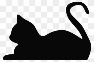 Feline Clipart Touch - Cat Silhouette - Png Download