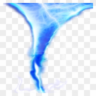Swirl Clipart Water - Lightning Tornado Png Transparent Png