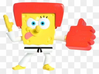 Karate Spongebob Action Figure - Sponge Bob Karate Chopper Clipart