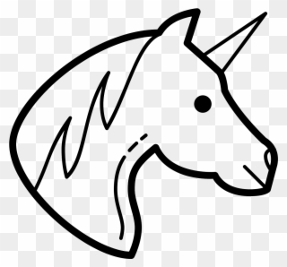 This Icon Represents A Unicorn - Icon Clipart