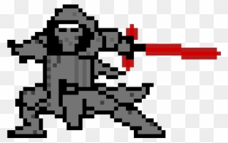 Kylo Ren - Pixel Art Clipart