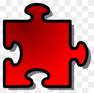 Jigsaw Puzzles Computer Icons Download - Red Jigsaw Piece 10 Clipart
