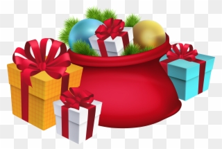 Santa Decorating Cliparts - Christmas Printable Loot Bags - Png Download
