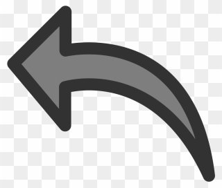 1 - Curved Arrow Transparent Background Clipart