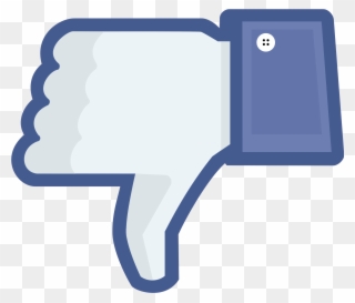 Not Facebook Not Like Thumbs Down - Dislike Png Clipart