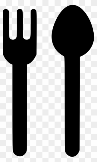 Fork Spoon Eat Food Comments - Hand Clipart
