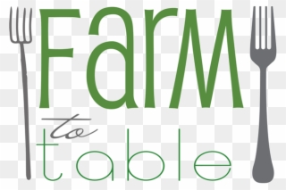 Farm To Table Clipart Farm To Table Logo Fork - Farm To Table - Png Download