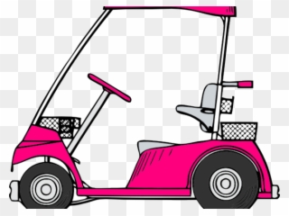 Golf Clipart Flag Pole - Golf Cart Clip Art Png Transparent Png