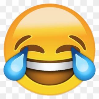 Crying With Laughter Emoji Png - Laughing Emoji Big Clipart