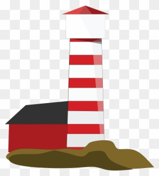 Free Clipart Of A Lighthouse - Drawing - Png Download