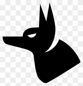 It Looks Like An Animal Like A Fox Or A Wolf Looking - Logo Anubis Png Clipart