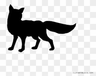 Clipartblack Com Animal Free Black White Images - Black And White Fox Clip Art - Png Download