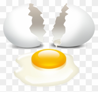 Cracked Egg Transparent Background Clipart