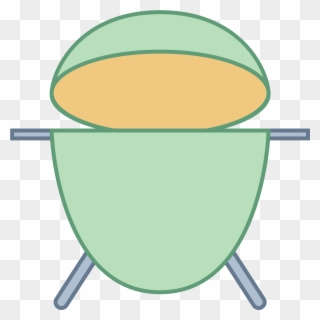 It's A Logo Of Big Green Egg Reduced To An Image - Barbecue Grill Clipart