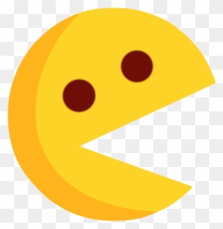 Facebook Clipart Logo Hq - Pacman Emoji - Png Download