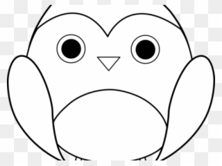Hoot Clipart Snow Owl - Drawing - Png Download