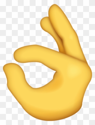 Hand Emoji Clipart File - Ok Hand Transparent Background - Png Download