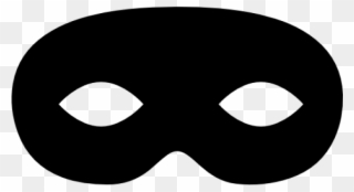 Masks Clipart Eye - Black Mask Over Eyes - Png Download