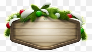 Snow White Wood Grain Christmas Png - Christmas Wooden Board Png Clipart