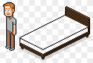 Now, On The Bed Layer, Using The Magic Wand Tool, Select - Bed Isometric Pixel Clipart