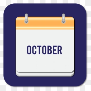Oct Calendar Icon - October Calendar Icon Png Clipart