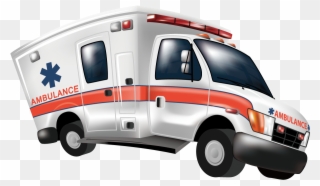 Picture Royalty Free Library Cartoon Emergency Medical - Ambulance Speeding Clipart
