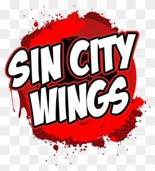 Sin City Wings Logo - Wings Food Logo Clipart
