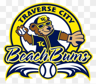 Traverse City Beach Bums - Traverse City Beach Bums Logo Clipart
