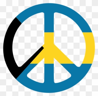 Bahamas Peace Symbol Flag 3 Suparedonkulous Flagartist - Bahamas Symbol Clipart
