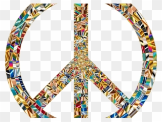 Peace Sign Clipart Flower Power - Peace Sign With No Background - Png Download
