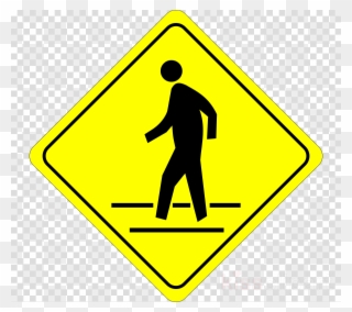 Children Crossing Symbol Clipart Traffic Sign Clip - Cross The Street Sign - Png Download