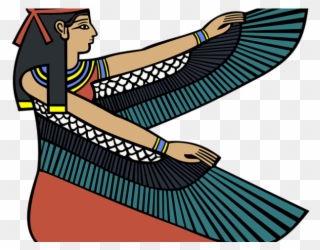 Original - Maat Egyptian Goddess Clipart