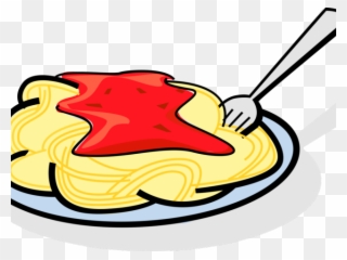Pasta Clipart Spaghetti Fork - Transparent Background Spaghetti Clipart - Png Download