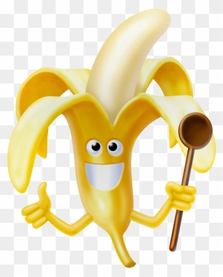 Groente En Fruit Fun - Banana Benefits Clipart
