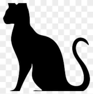 Siamese Cat Clipart Silhouette - Cat - Png Download