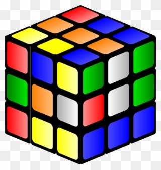 Clip Art Rubix Cube - Png Download